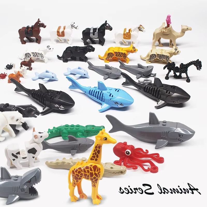 Marine Zoo - MOC 2025 Baru 1PCS Koleksi Hewan