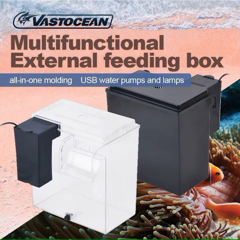 Marine Aquarium Protein Skimmer - VASTOCEAN Tangki Ikan Kotak Makan Eksternal