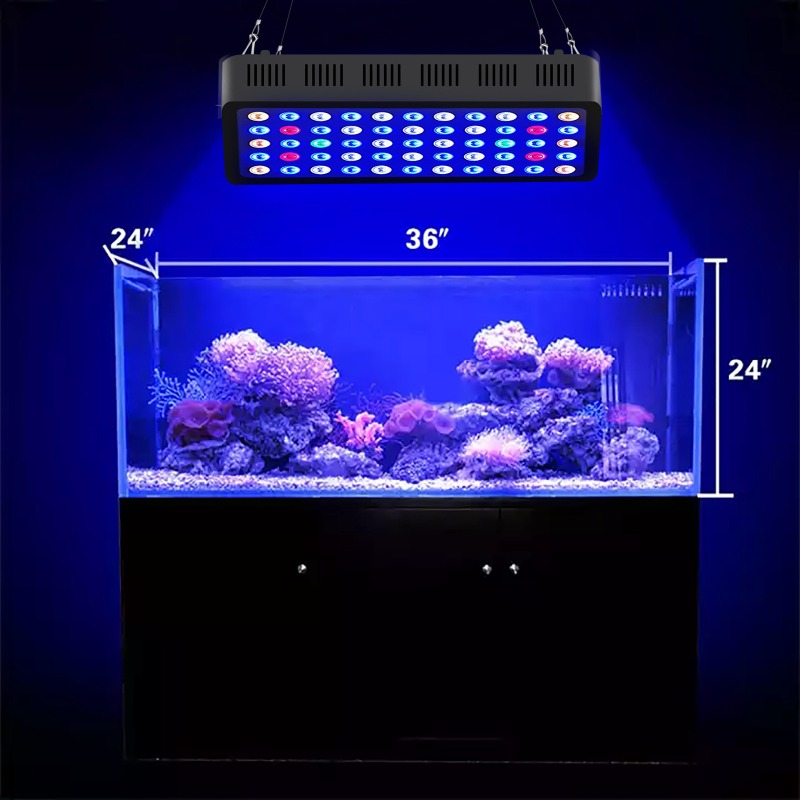Marine Aquarium Timing - Lampu Akuarium 165W Smart WIFI dengan