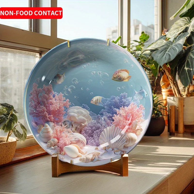 Marine Aquarium Design - Piring & Dekorasi Dinding Akuarium Tema