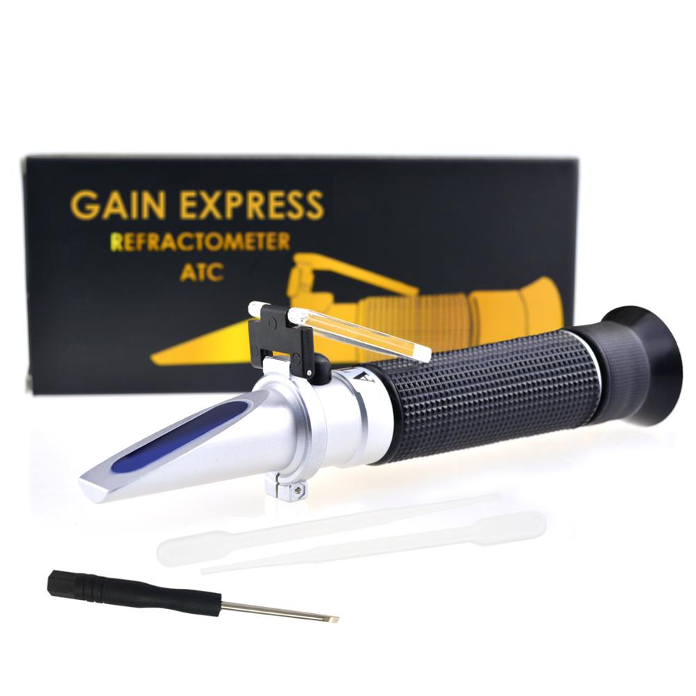 Refractometer Salinity - Refraktometer Salinitas Skala Ganda ATC 0-100ppt
