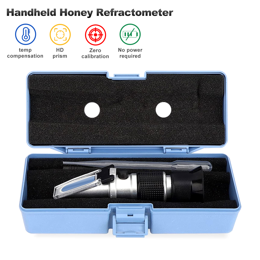 Refractometer Salinity - Refraktometer Madu Genggam 3 in 1