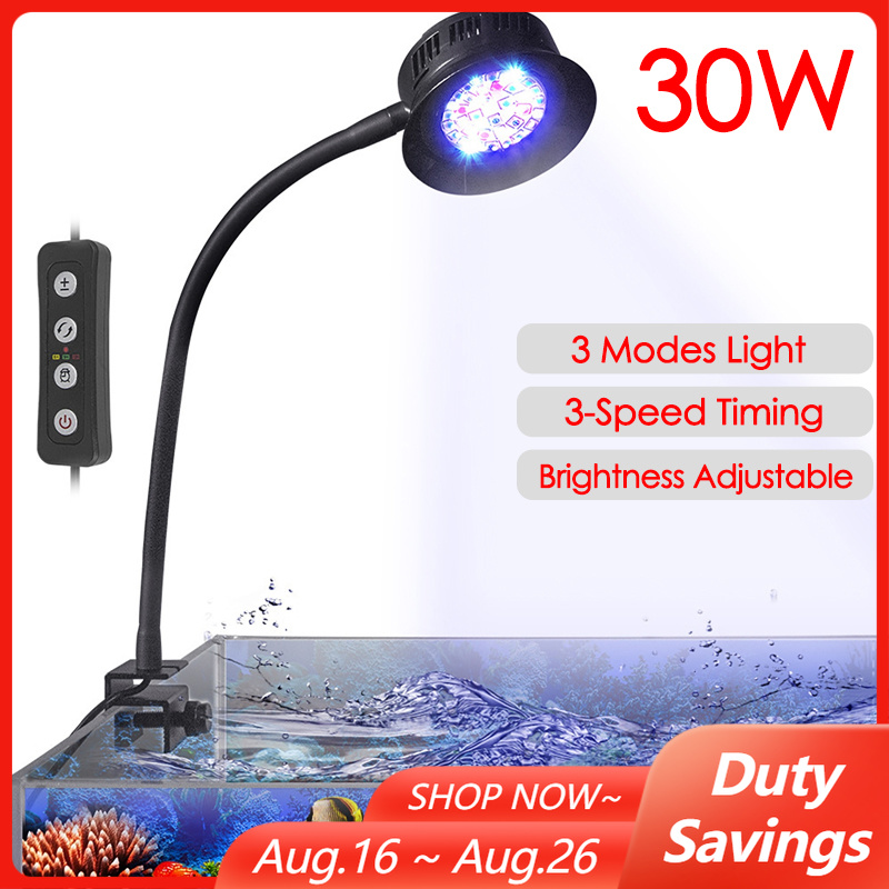Aquarium Marine Lights - 30W Tangki Ikan Akuarium Air Laut