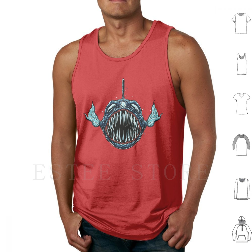 Aqua Marine Tank - Angler rompi Tank top tanpa lengan
