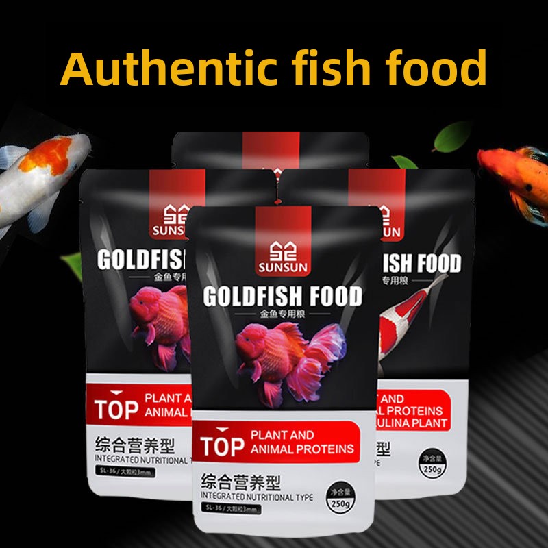Marine Aquarium Design - Makanan Ikan Hias SUNSUN Koi Goldfish,