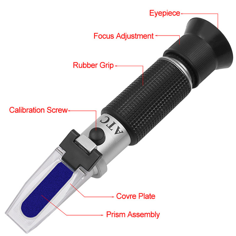 Handheld 0-90% refraktometer g - Refractometer Salinity ulasan dan harga