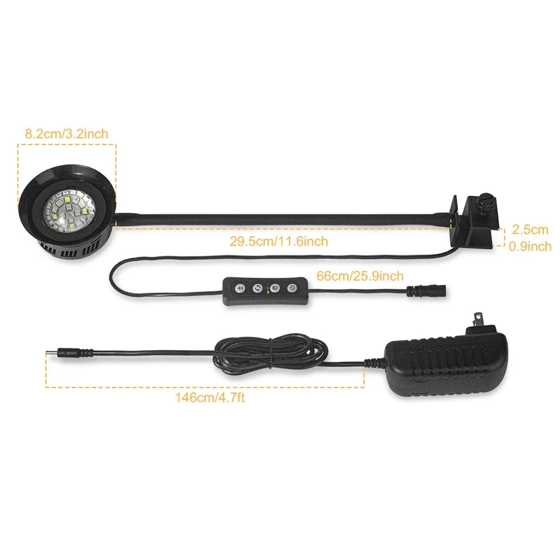 Lampu LED Akuarium 30W, Dapat  - Marine Aquarium Timing ulasan dan harga
