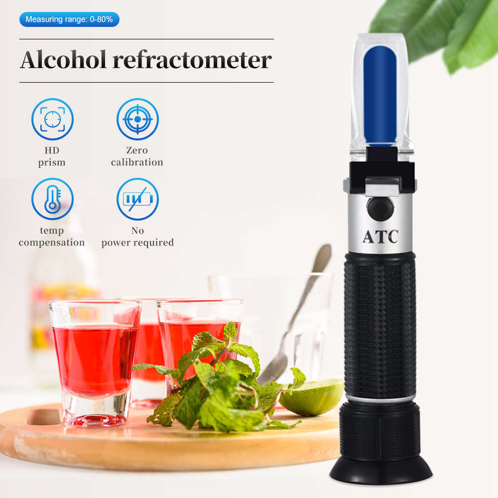 Refraktometer alkohol genggam  - Refractometer Salinity ulasan dan harga