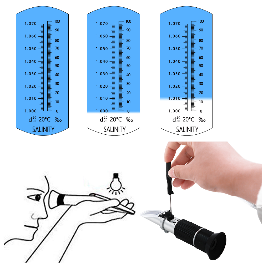 Refraktometer salinitas gengga - Refractometer Salinity ulasan dan harga