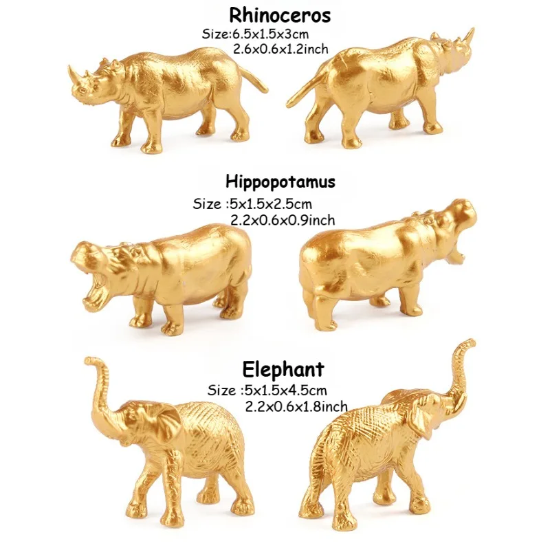 Mainan figur hewan emas Jumbo  - Marine Zoo ulasan dan harga