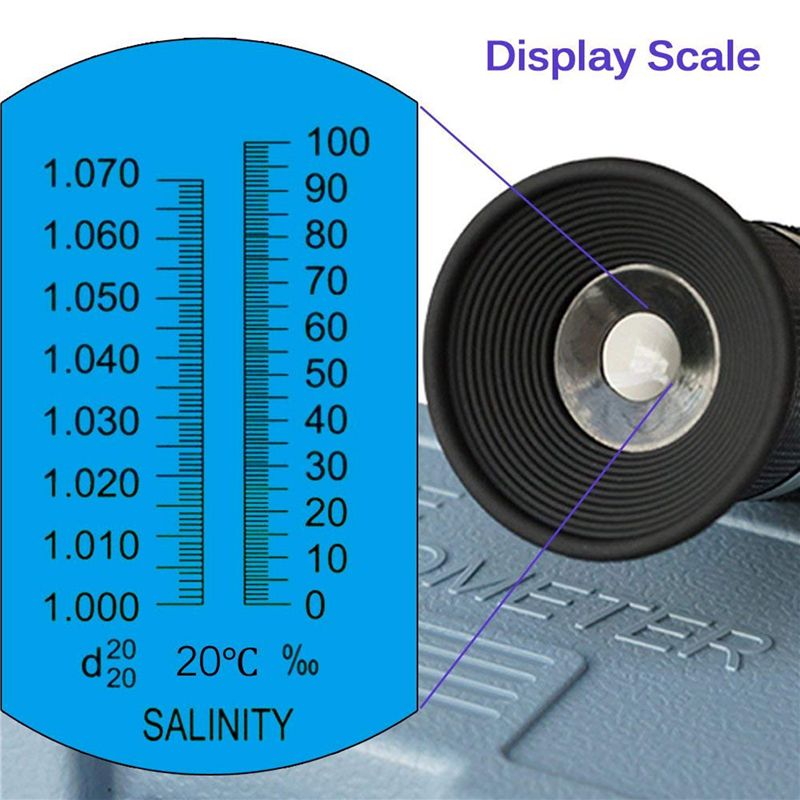 2X Refraktometer Salinitas unt - Refractometer Salinity ulasan dan harga
