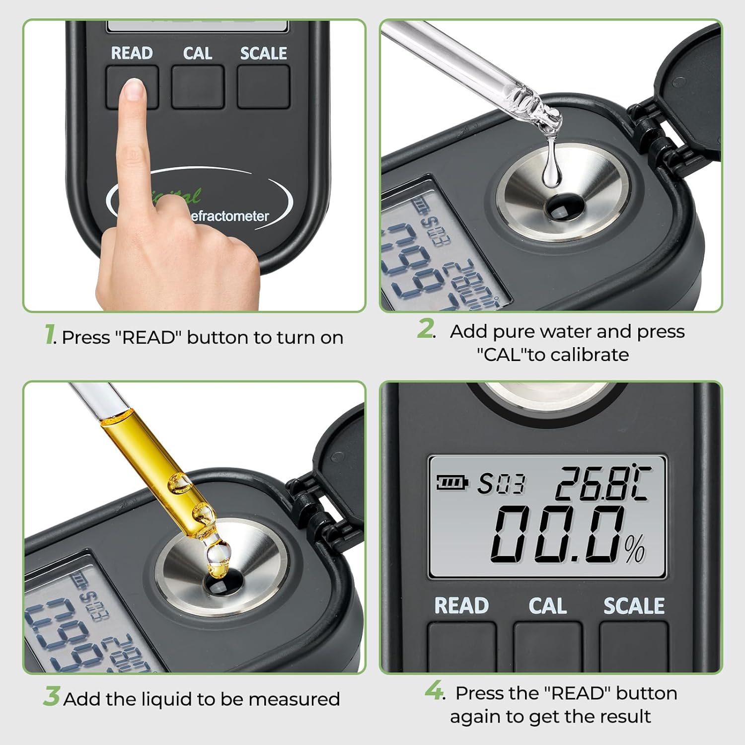 Refraktometer Digital Pengukur - Refractometer Salinity ulasan dan harga