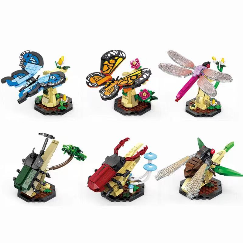 1 buah blok bangunan hewan hut - Marine Zoo ulasan dan harga
