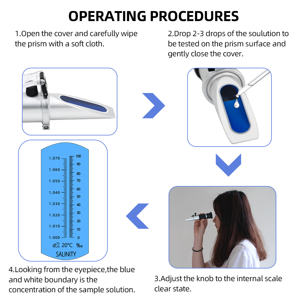 Refraktometer Salinitas 0-10%  - Refractometer Salinity ulasan dan harga