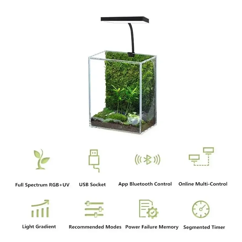 WEEK AQUA Mag Pro USB Nano Lam - Aquarium Marine Lights ulasan dan harga