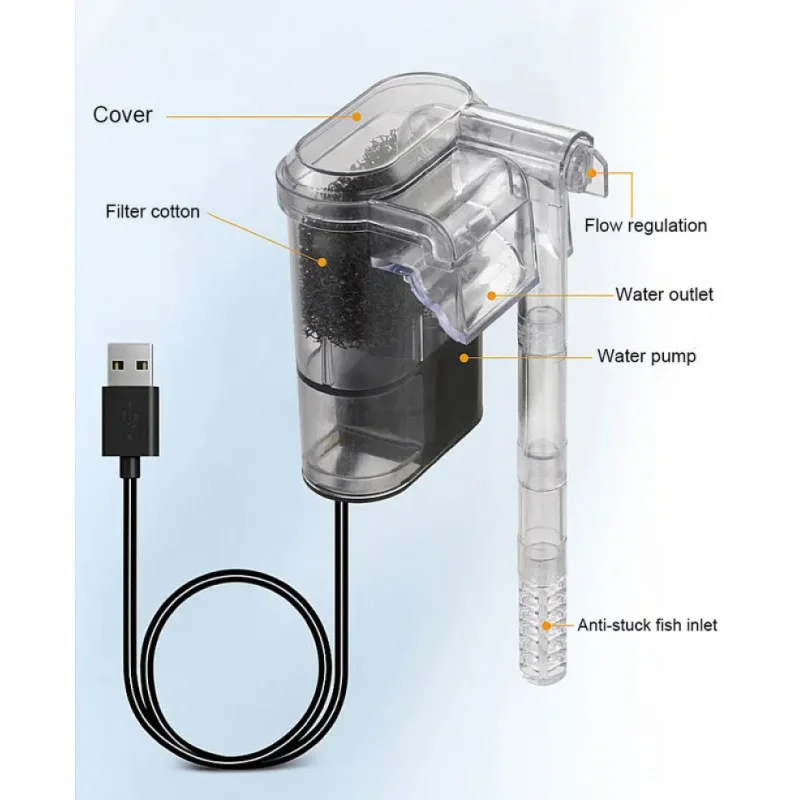 Filter Gantung Baru untuk Tang - Marine Aquarium Protein Skimmer ulasan dan harga