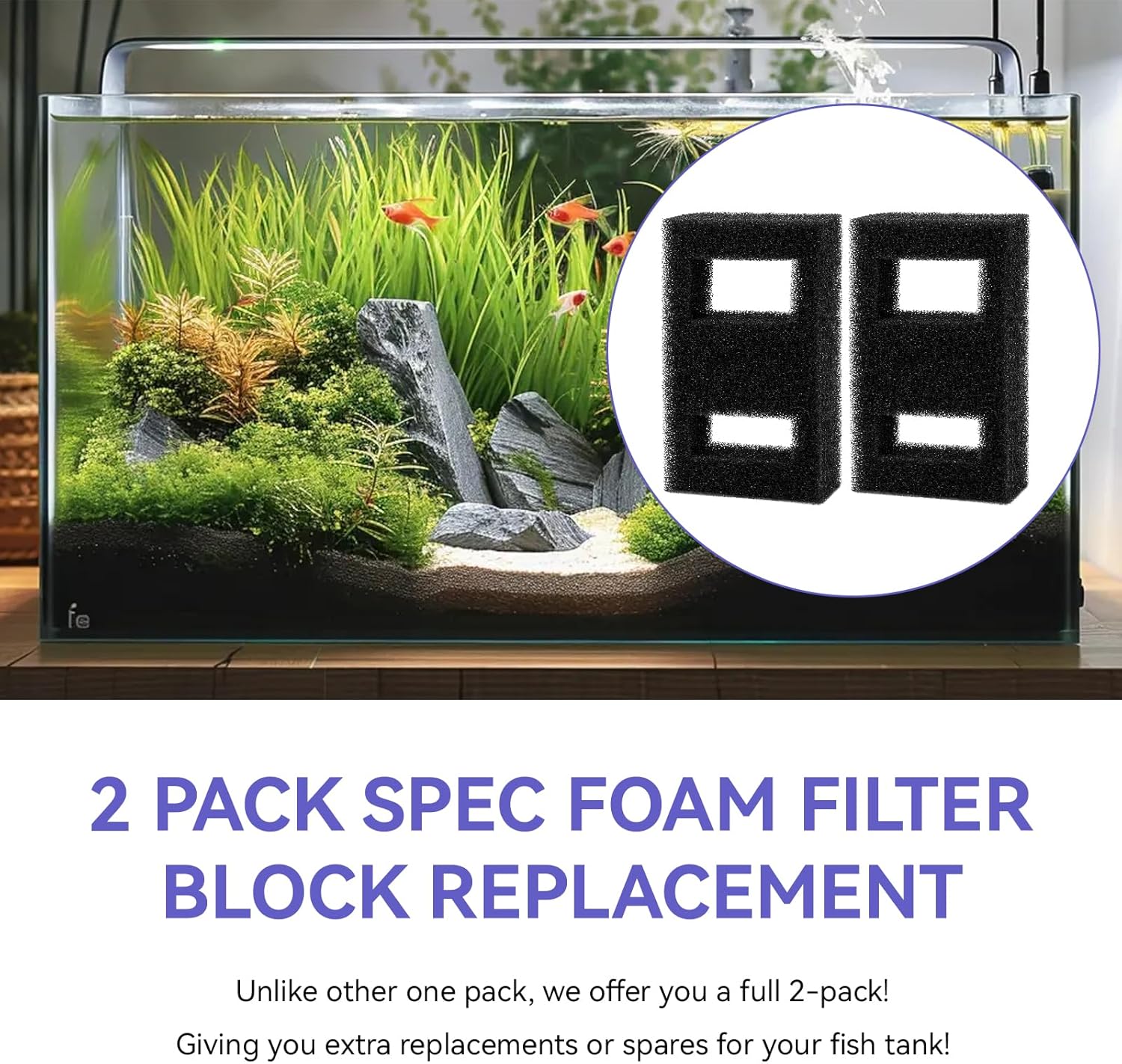 Blok Filter Busa Kompatibel un - Fluval Aquarium Spec ulasan dan harga