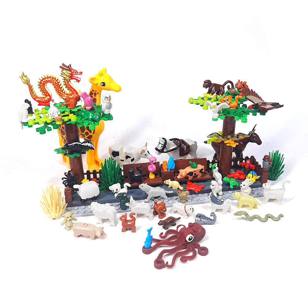 MOC 1PCS Koleksi Hewan Kebun B - Marine Zoo ulasan dan harga