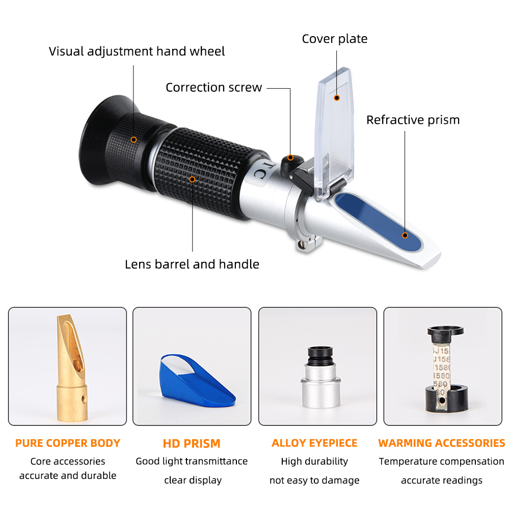 Refraktometer Profesional 28-6 - Refractometer Salinity ulasan dan harga